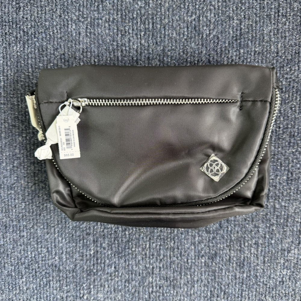 Kendra Scott Belt Bag Womens Small Black Nylon Fanny Pack Adjustable Strap